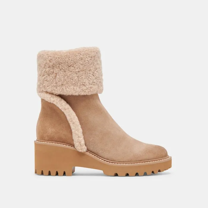 Boots and Booties Women Dolce Vita Hug H2O Boots Mushroom Suede