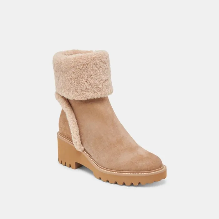 Boots and Booties Women Dolce Vita Hug H2O Boots Mushroom Suede