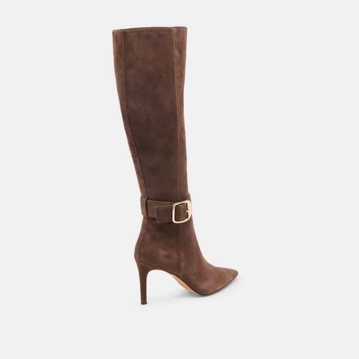 Boots and Booties Women Dolce Vita Kinzy Boots Dk Brown Suede