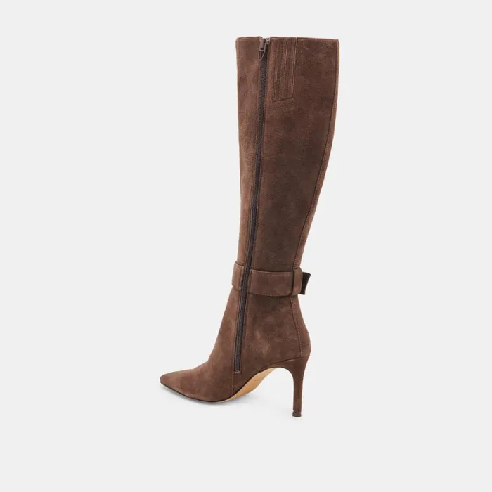 Boots and Booties Women Dolce Vita Kinzy Boots Dk Brown Suede