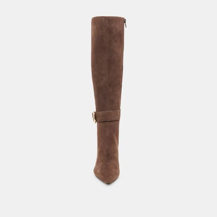 Boots and Booties Women Dolce Vita Kinzy Boots Dk Brown Suede