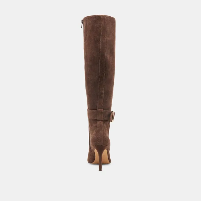 Boots and Booties Women Dolce Vita Kinzy Boots Dk Brown Suede