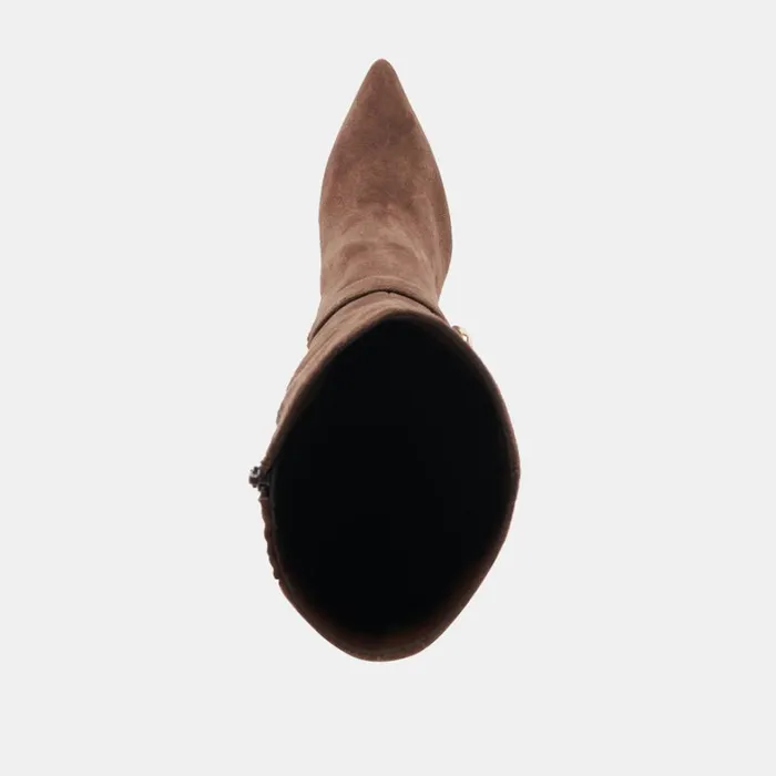 Boots and Booties Women Dolce Vita Kinzy Boots Dk Brown Suede