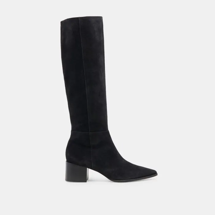 Boots and Booties Women Dolce Vita Kirson Boots Onyx Suede
