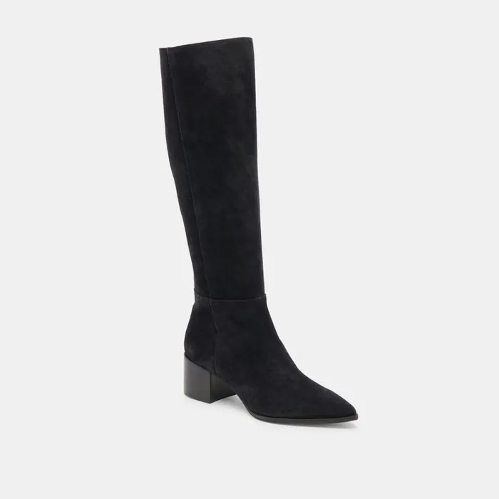 Boots and Booties Women Dolce Vita Kirson Boots Onyx Suede