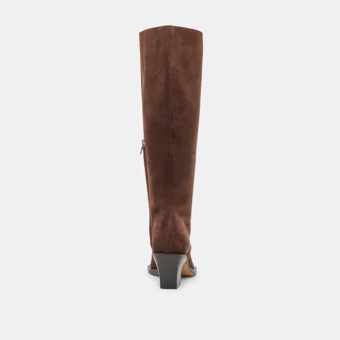 Boots and Booties Women Dolce Vita Raj Boots Dk Brown Suede