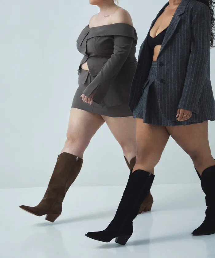 Boots and Booties Women Dolce Vita Raj Extra Wide Calf Boots Brown Suede