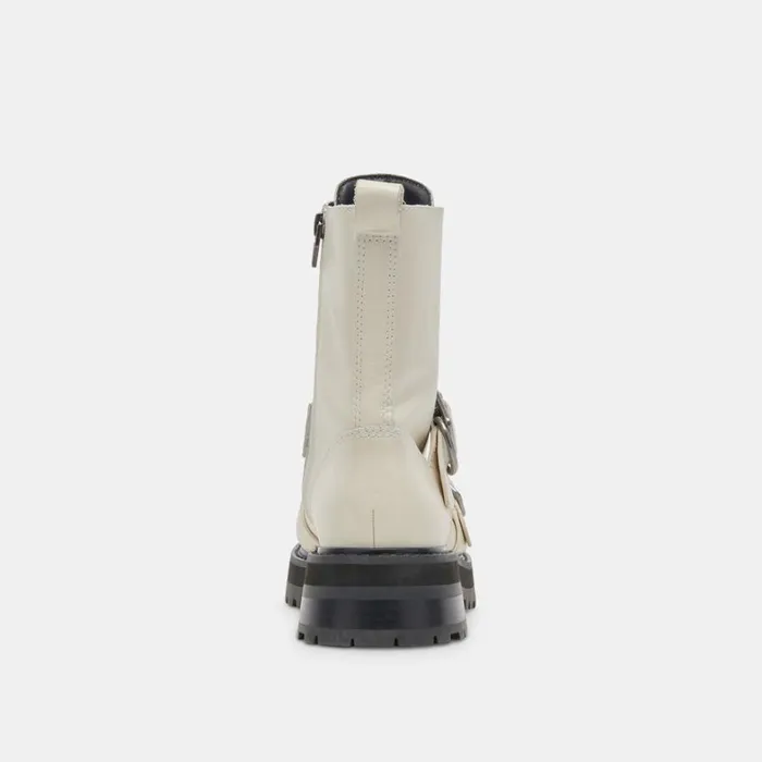 Boots and Booties Women Dolce Vita Ronson Boots Off White Leather