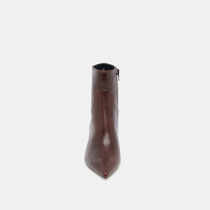 Boots and Booties Women Dolce Vita Sondra Booties Mahogany Leather