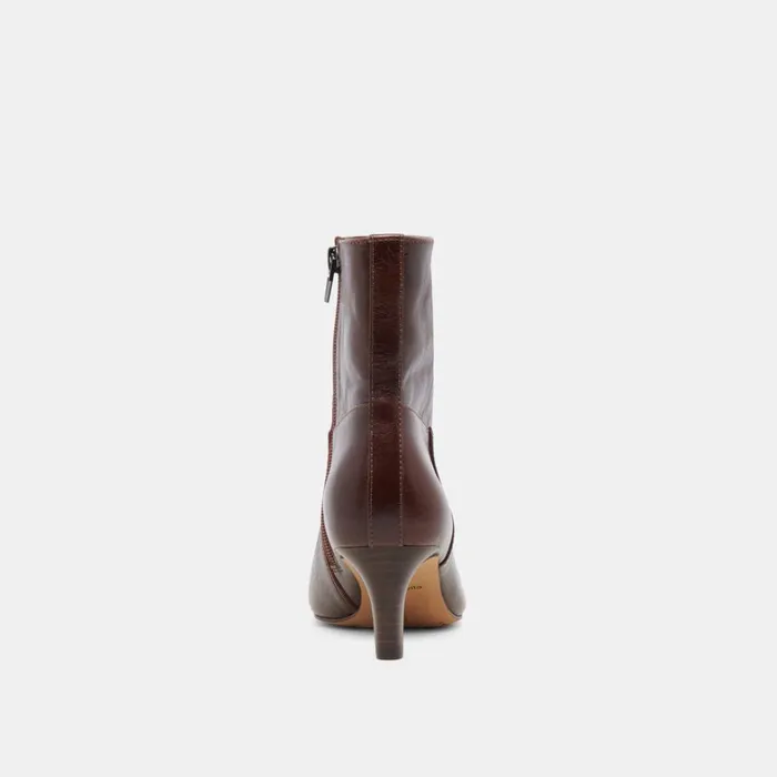 Boots and Booties Women Dolce Vita Sondra Booties Mahogany Leather