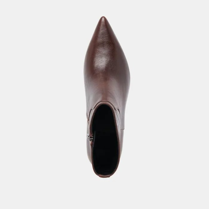Boots and Booties Women Dolce Vita Sondra Booties Mahogany Leather