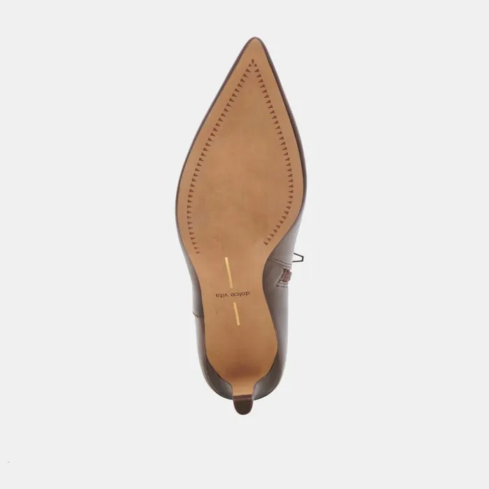 Boots and Booties Women Dolce Vita Sondra Booties Mahogany Leather