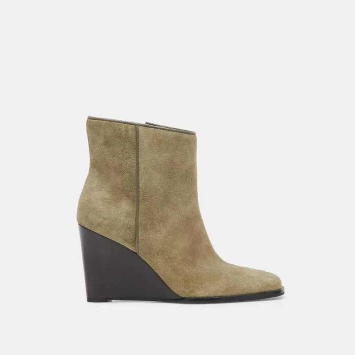 Boots and Booties Women Dolce Vita Susann Booties Moss Suede