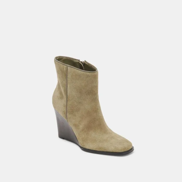 Boots and Booties Women Dolce Vita Susann Booties Moss Suede