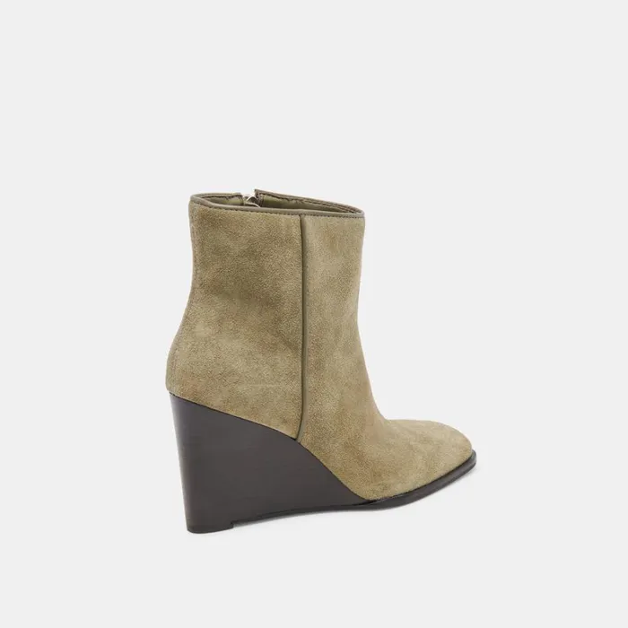 Boots and Booties Women Dolce Vita Susann Booties Moss Suede