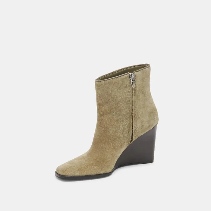 Boots and Booties Women Dolce Vita Susann Booties Moss Suede
