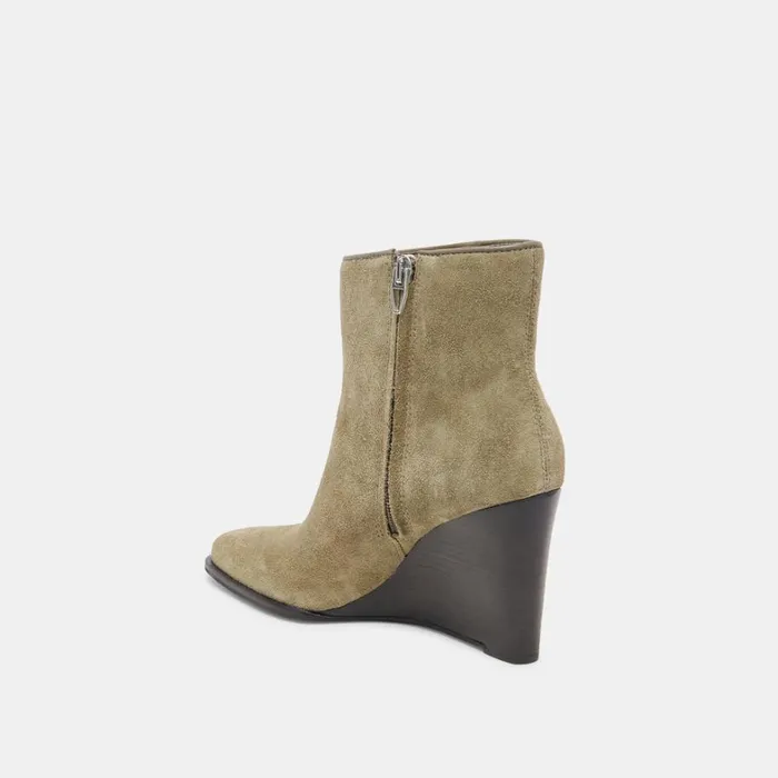 Boots and Booties Women Dolce Vita Susann Booties Moss Suede
