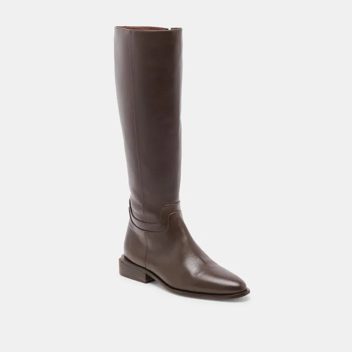 Boots and Booties Women Dolce Vita Verdi Boots Walnut Leather