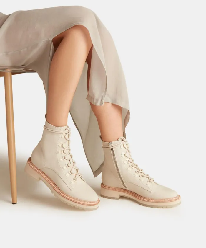 Boots and Booties Women Dolce Vita Whitny Boots Sandstone Canvas