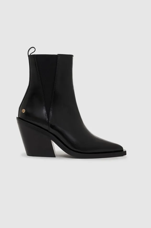 Boots Women ANINE BING Bekah Boots 8211 HighShine Black