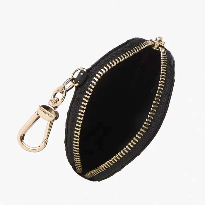 Brahmin Clip Ons and Keychains Circle Coin Purse Black Regal Mini Mel 8211 Women Brahmin Clip Ons and Keychains Circle Coin Purse Black Regal Mini Mel 8211 Women