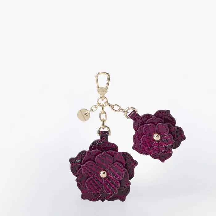 Brahmin Clip Ons and Keychains Flower Duo Sugar Plum Melbourne 8211 Women