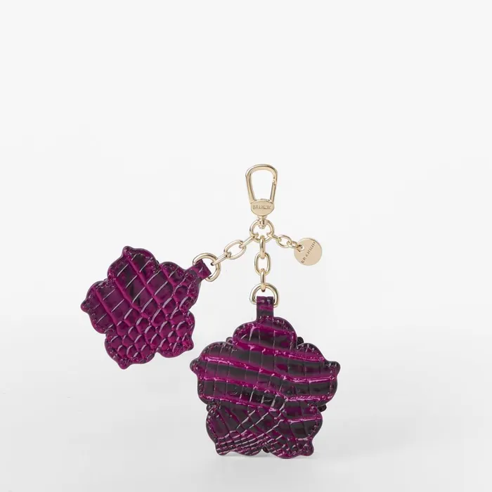 Brahmin Clip Ons and Keychains Flower Duo Sugar Plum Melbourne 8211 Women Brahmin Clip Ons and Keychains Flower Duo Sugar Plum Melbourne 8211 Women