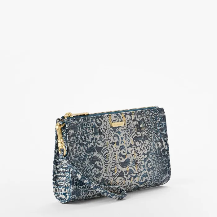 Brahmin Clutches Daisy Blue Filigree Melbourne 8211 Women Brahmin Clutches Daisy Blue Filigree Melbourne 8211 Women