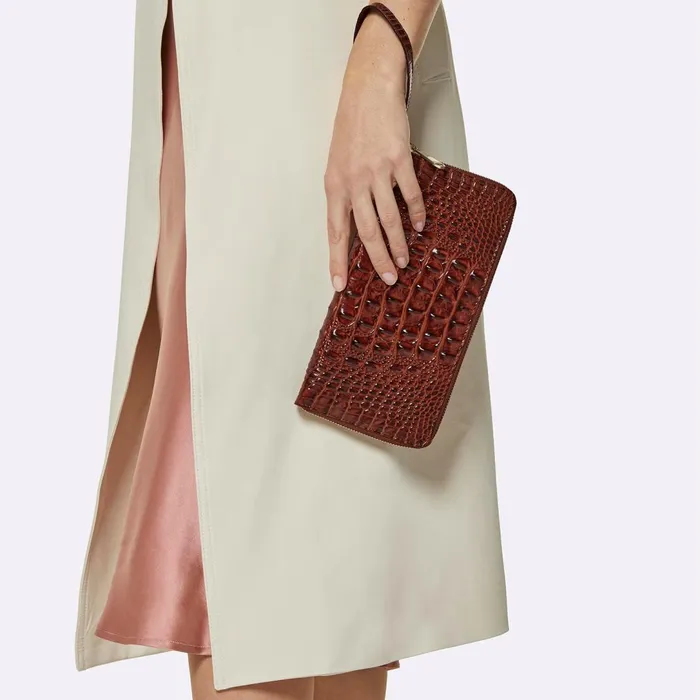 Brahmin Clutches Skyler Radiant Red 8211 Women Brahmin Clutches Skyler Radiant Red 8211 Women