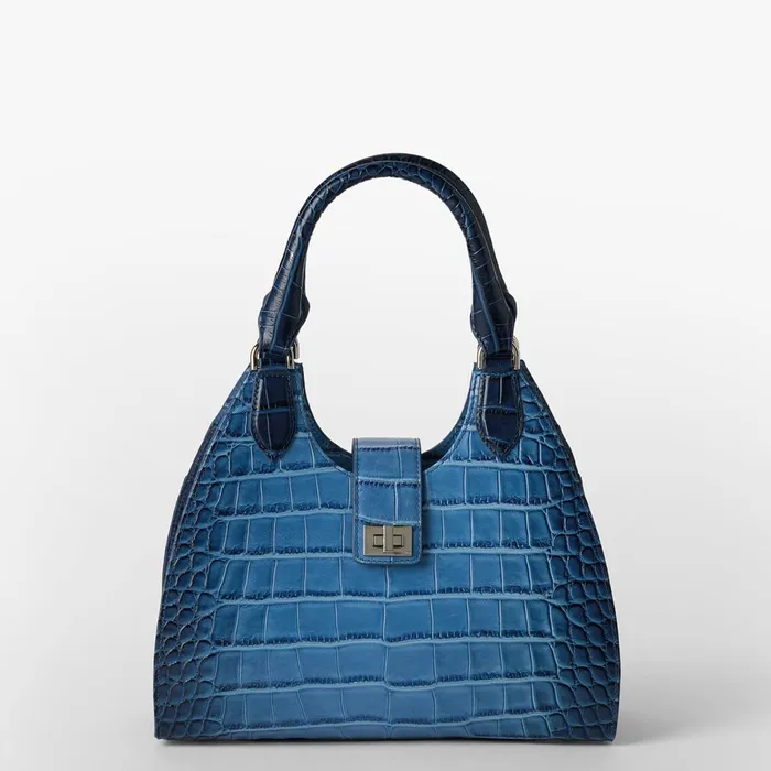 Brahmin Satchels Adrian Heavenly Blue Lumeria 8211 Women