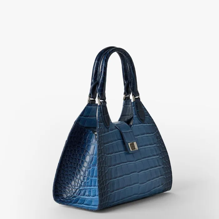Brahmin Satchels Adrian Heavenly Blue Lumeria 8211 Women