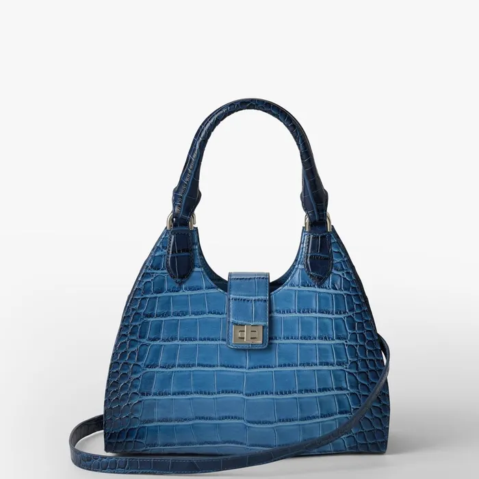Brahmin Satchels Adrian Heavenly Blue Lumeria 8211 Women