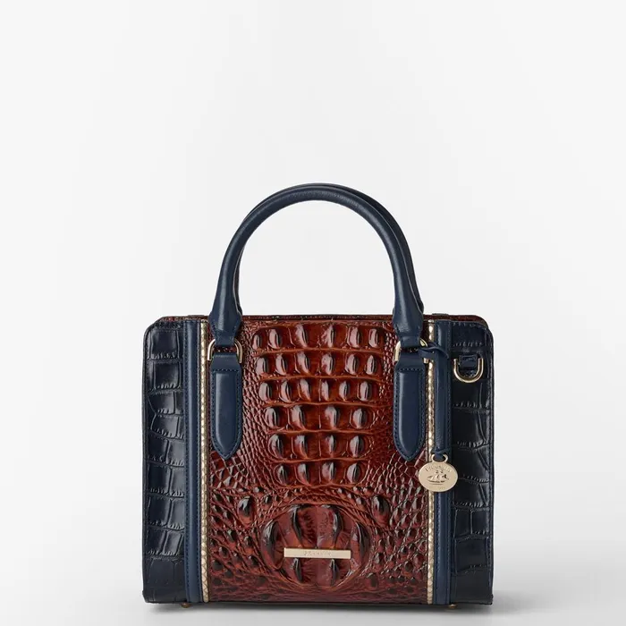 Brahmin Satchels Cami Navy Vesper 8211 Women