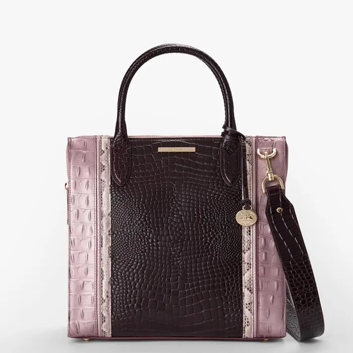 Brahmin Satchels Caroline Mellow Rose Jessamine 8211 Women Brahmin Satchels Caroline Mellow Rose Jessamine 8211 Women