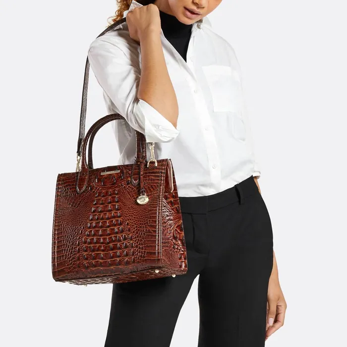 Brahmin Satchels Caroline Mellow Rose Jessamine 8211 Women Brahmin Satchels Caroline Mellow Rose Jessamine 8211 Women