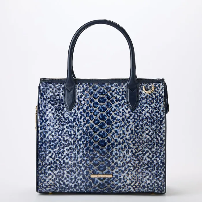 Brahmin Satchels Caroline Navy Meadowport 8211 Women