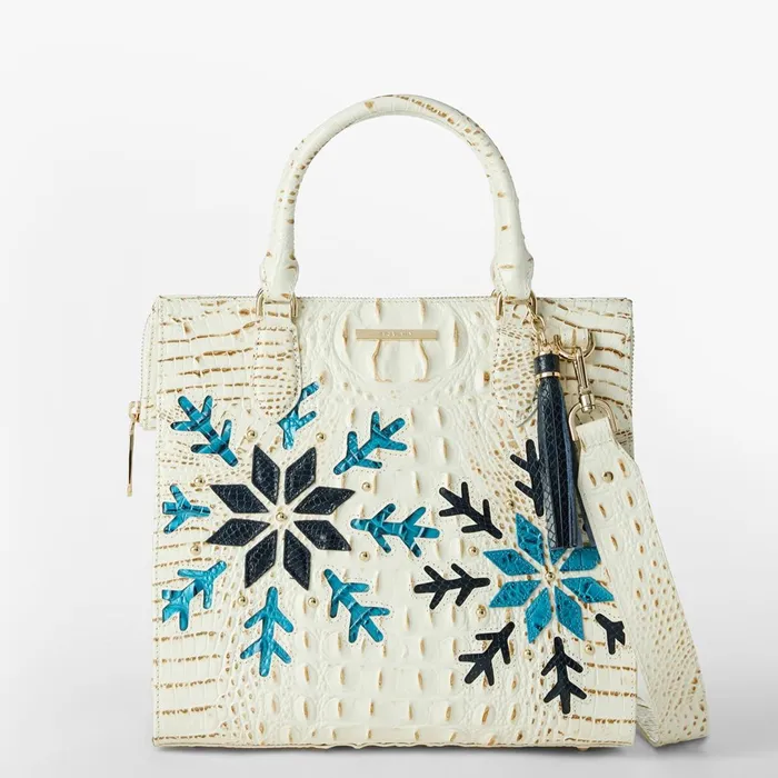 Brahmin Satchels Caroline Snowball Snowdrift 8211 Women Brahmin Satchels Caroline Snowball Snowdrift 8211 Women