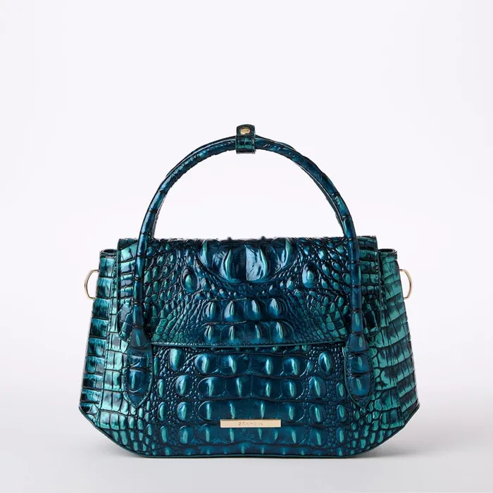 Brahmin Satchels Estelle Blue Patina 8211 Women