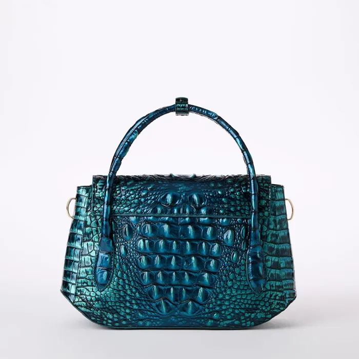 Brahmin Satchels Estelle Blue Patina 8211 Women Brahmin Satchels Estelle Blue Patina 8211 Women