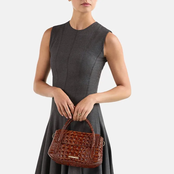 Brahmin Satchels Estelle Blue Patina 8211 Women Brahmin Satchels Estelle Blue Patina 8211 Women