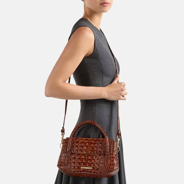 Brahmin Satchels Estelle Blue Patina 8211 Women Brahmin Satchels Estelle Blue Patina 8211 Women