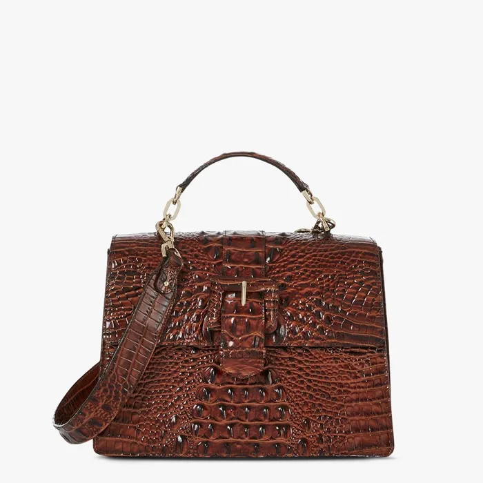 Brahmin Satchels Hallie Pecan Melbourne 8211 Women