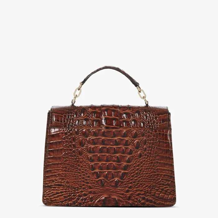 Brahmin Satchels Hallie Pecan Melbourne 8211 Women Brahmin Satchels Hallie Pecan Melbourne 8211 Women
