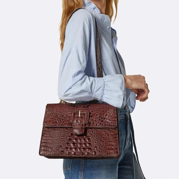 Brahmin Satchels Hallie Untamed Kairos 8211 Women Brahmin Satchels Hallie Untamed Kairos 8211 Women