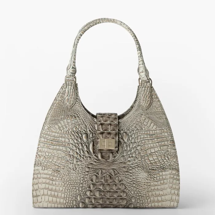 Brahmin Satchels Large Adrian Timeless Taupe Ombre Melbourne 8211 Women