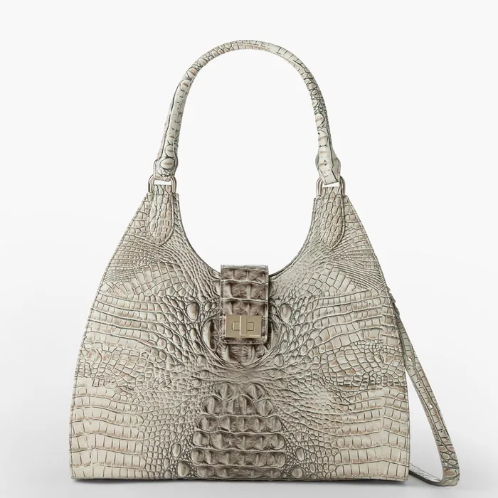 Brahmin Satchels Large Adrian Timeless Taupe Ombre Melbourne 8211 Women