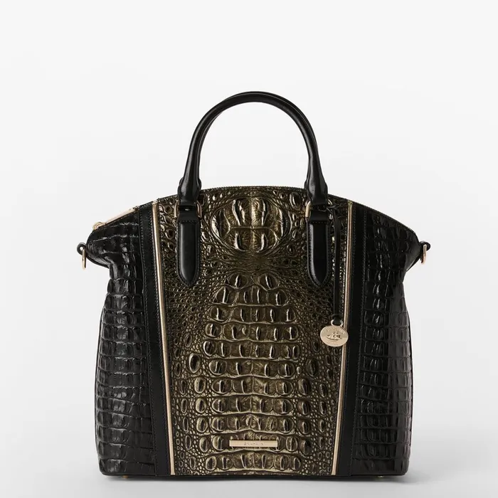 Brahmin Satchels Large Duxbury Satchel Onyx Sarastro 8211 Women