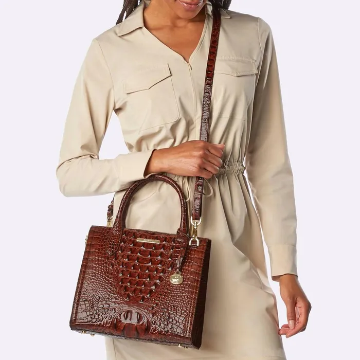 Brahmin Satchels Small Caroline Blue Filigree 8211 Women Brahmin Satchels Small Caroline Blue Filigree 8211 Women