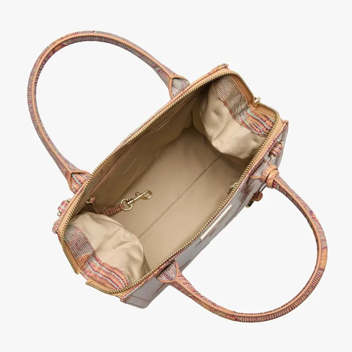 Brahmin Satchels Small Caroline Mandarin Orange Heatwave 8211 Women Brahmin Satchels Small Caroline Mandarin Orange Heatwave 8211 Women
