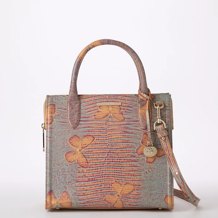Brahmin Satchels Small Caroline Mandarin Orange Heatwave 8211 Women Brahmin Satchels Small Caroline Mandarin Orange Heatwave 8211 Women